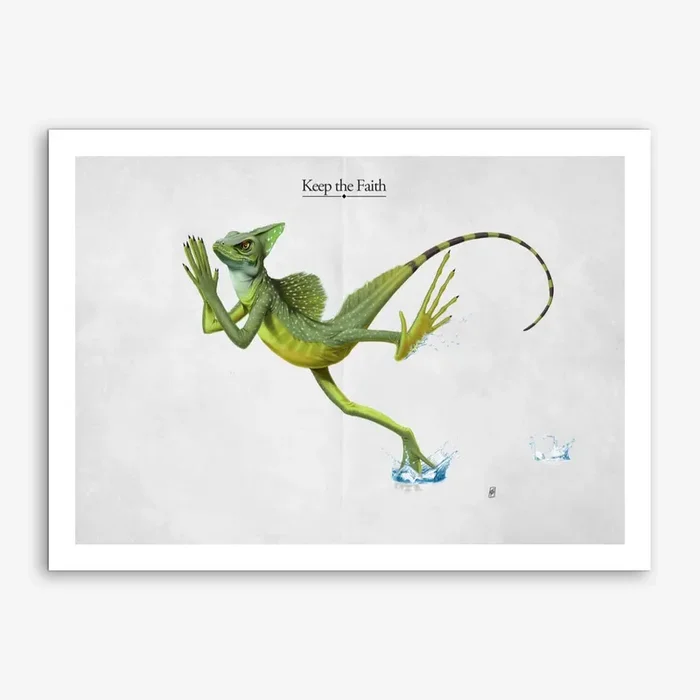 Keep The Faith Art Print by Rob Snow