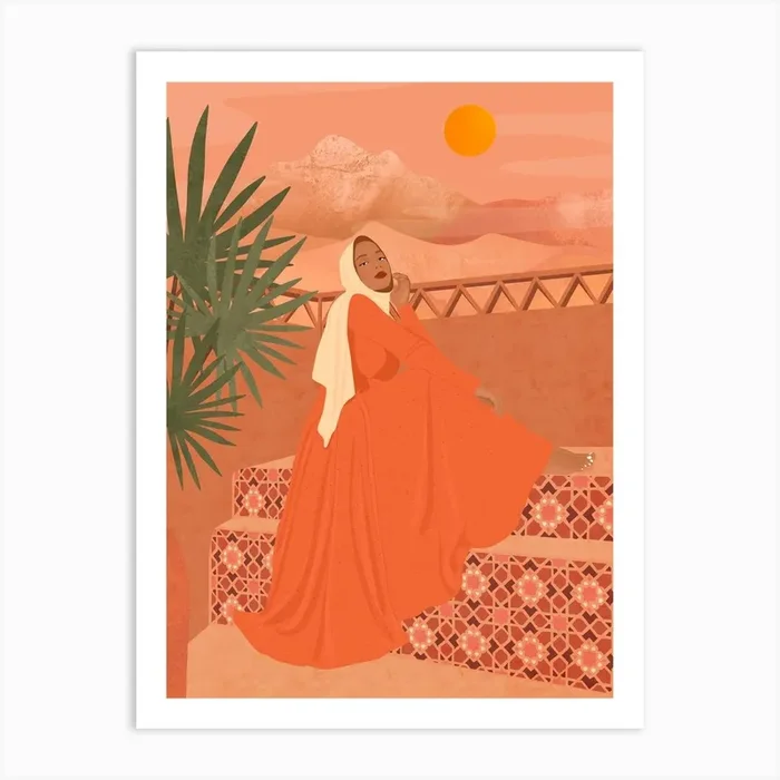Khadija Art Print by Its Funny Howww