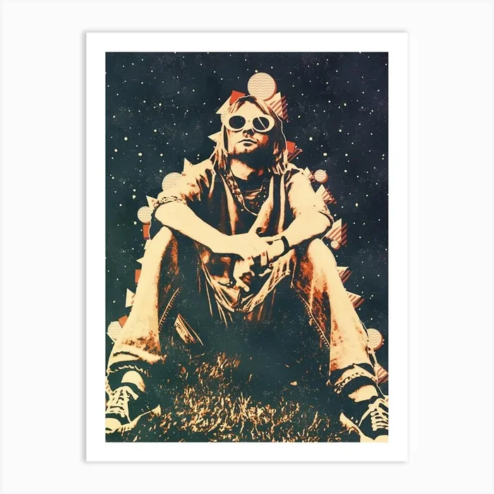 kurt cobain nirvana 1 Art Print by music soul