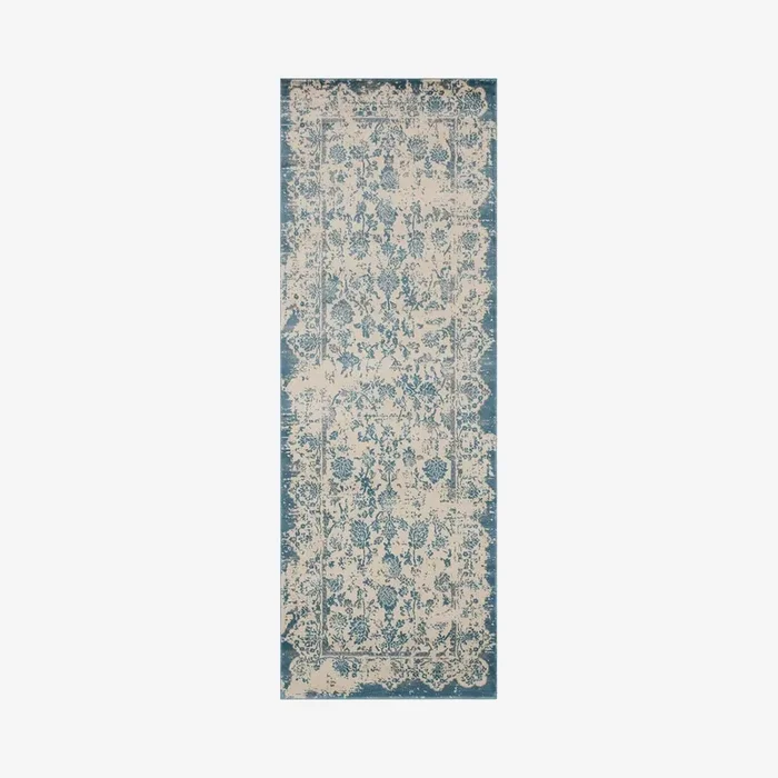 Lagoon Thomas Runner Rug – Ivory / Lt. / Blue by Noori Rugs