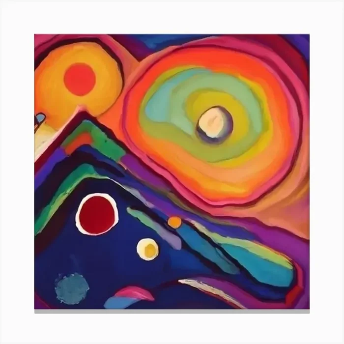 Landscape colorful Canvas Print by AleR2007