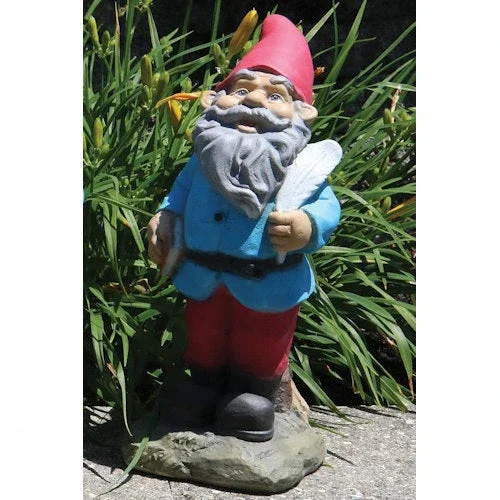 Lazy Daze Gnome Writer Statue 16 “High Colors