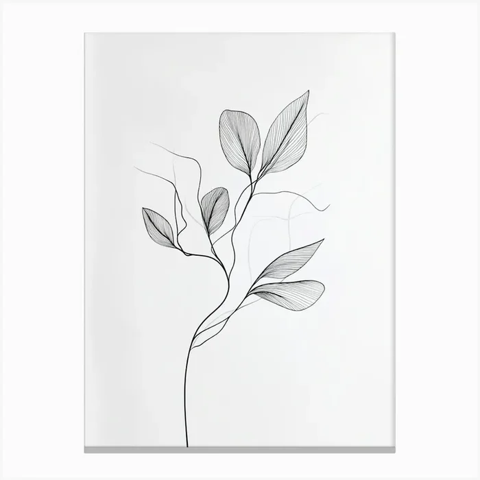 Leaf On A Branch 1 Canvas PrintS by Shadesigns