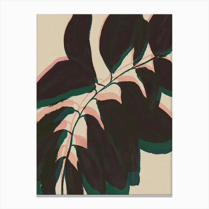 Leafs On Twig No 2 Canvas Print by Treechild