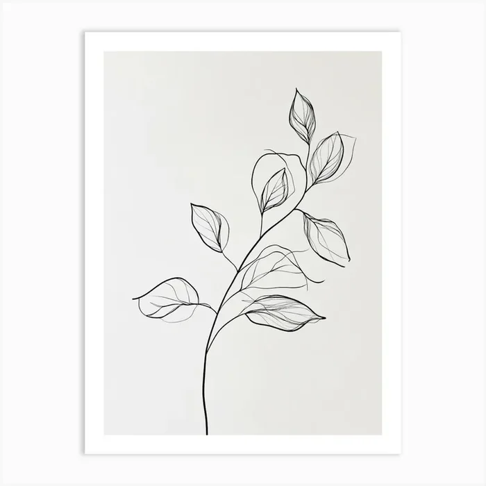 Leaves On A Branch 2 Art PrintS by Shadesigns
