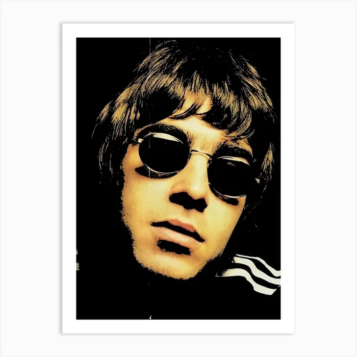 liam gallagher oasis britpop music band 9 Art Print by music soul
