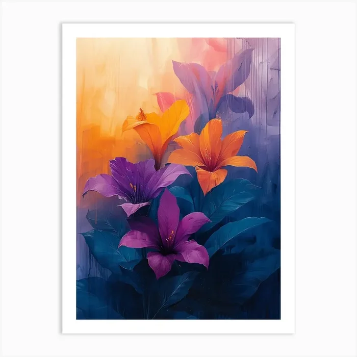Lily Painting 1 Art Print by DamianLuna