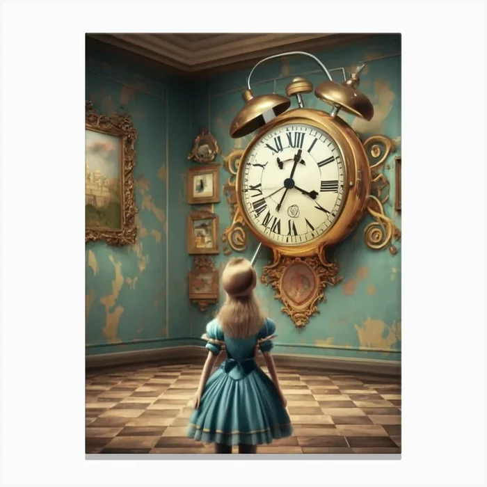 Loony Time Canvas PrintL by LuciaGeorge