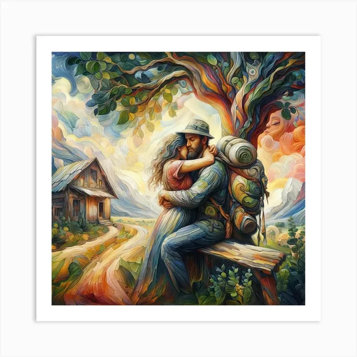Love Story Art PrintI by IMagine