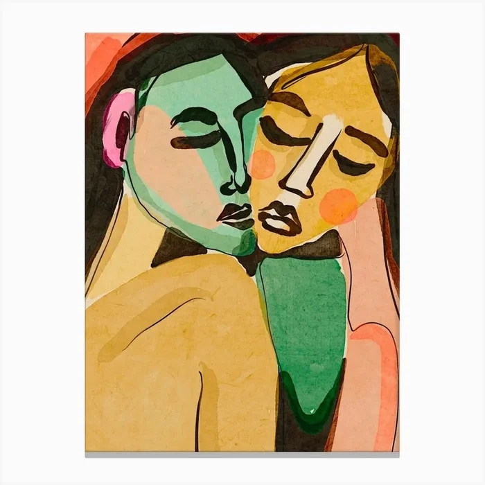 Lovers Canvas Print by Treechild