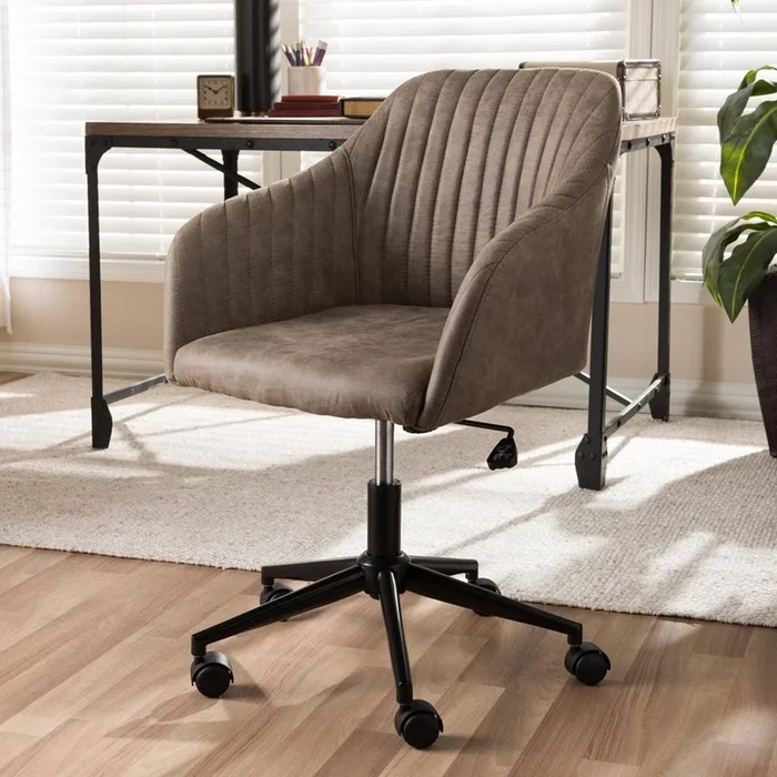 Makena Light Brown Office Chair