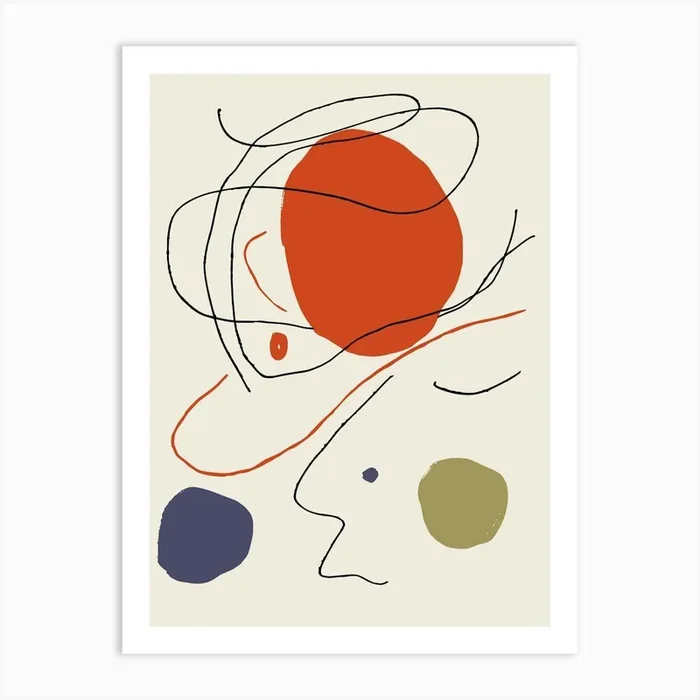 Man With A Hat Art Print by elfy art