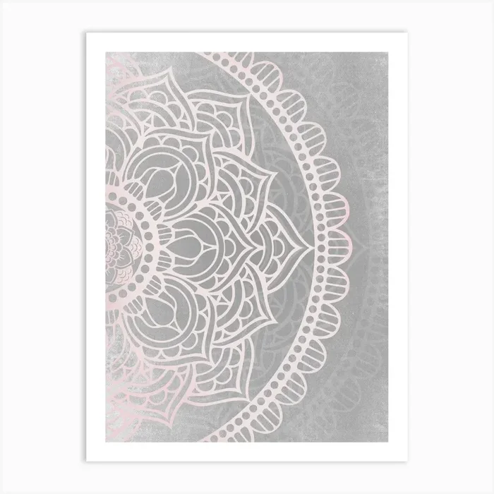 Mandala No 267 B Art Print by Szafranscy Art Studio
