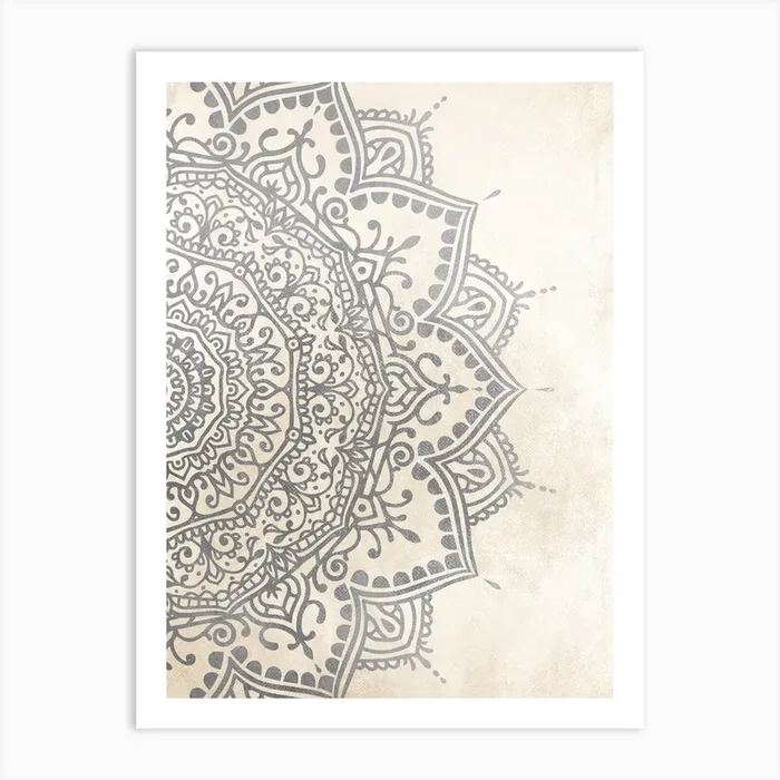 Mandala No 570 B Art Print by Szafranscy Art Studio