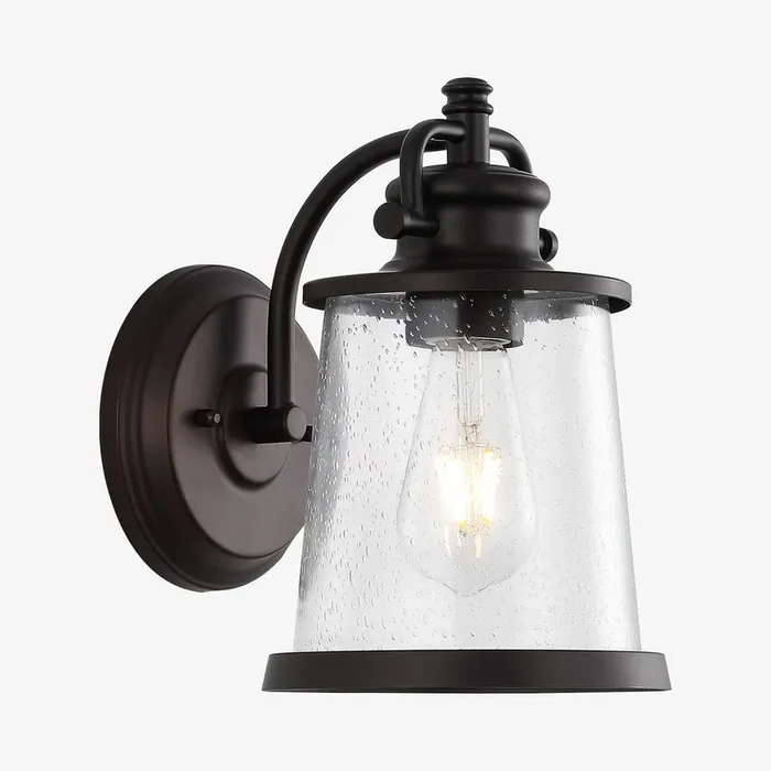 Marais Iron Vintage LED Outdoor Lantern – Oil Rubbed Bronze by JONATHAN Y