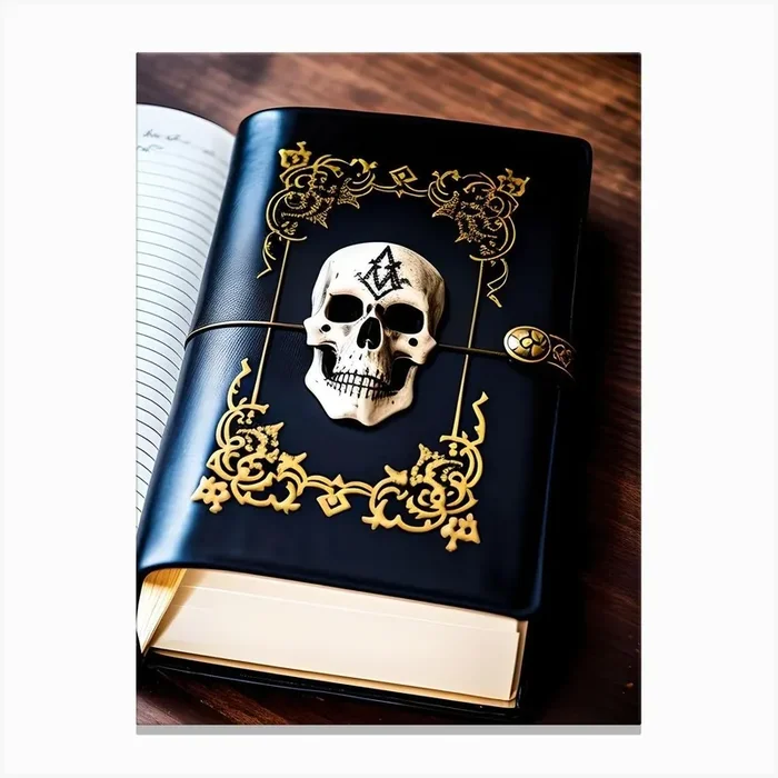 Masonic Journal Canvas Print by Quantumchill