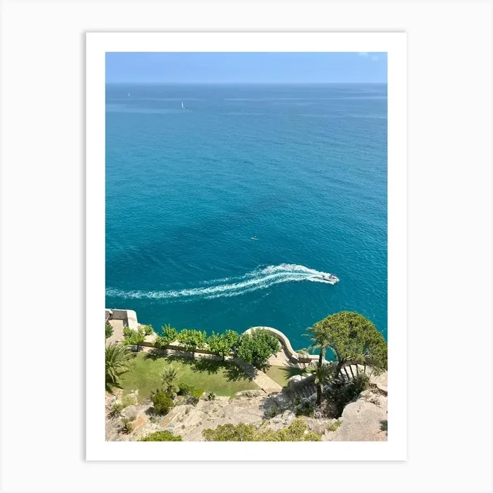 Mediterranean Sea Art Print by the Limón