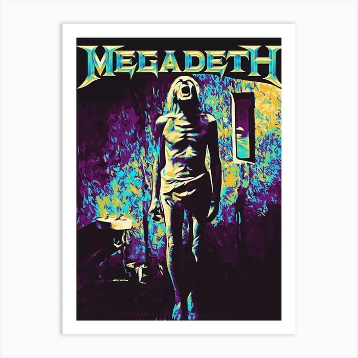 Megadeth – Scream Art Print by music soul