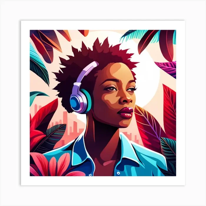 Melodic Harmony Art PrintF by fanaticcreationz