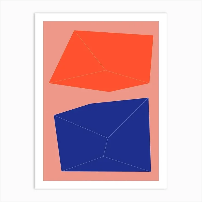 Minimal Geometry 10 Art Print by Pascal Deckarm