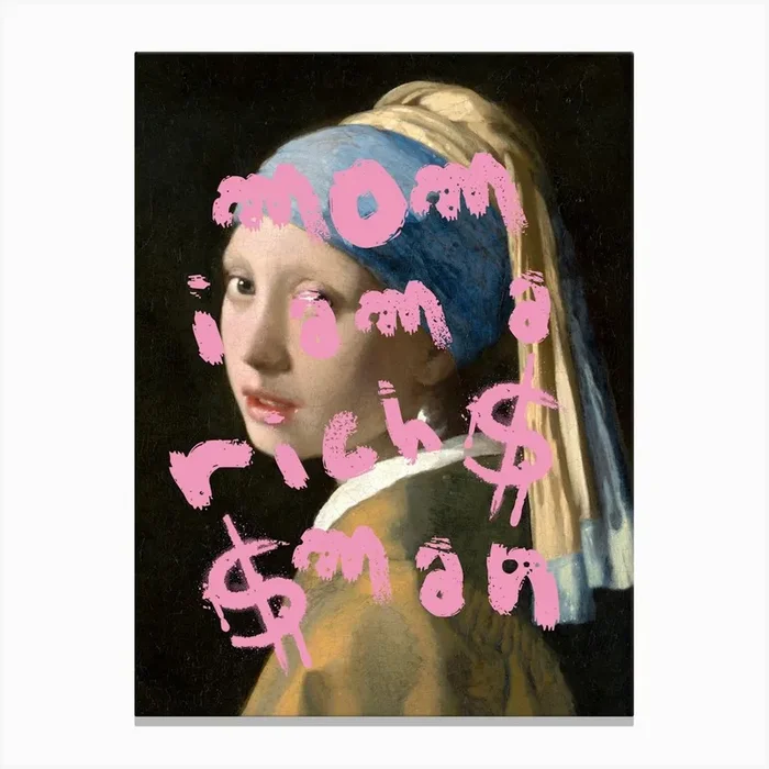 Mom I Am A Rich Man 2 Canvas Print by September23rd