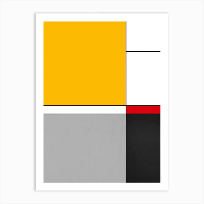Mondrian 60 Art Print by Szafranscy Art Studio