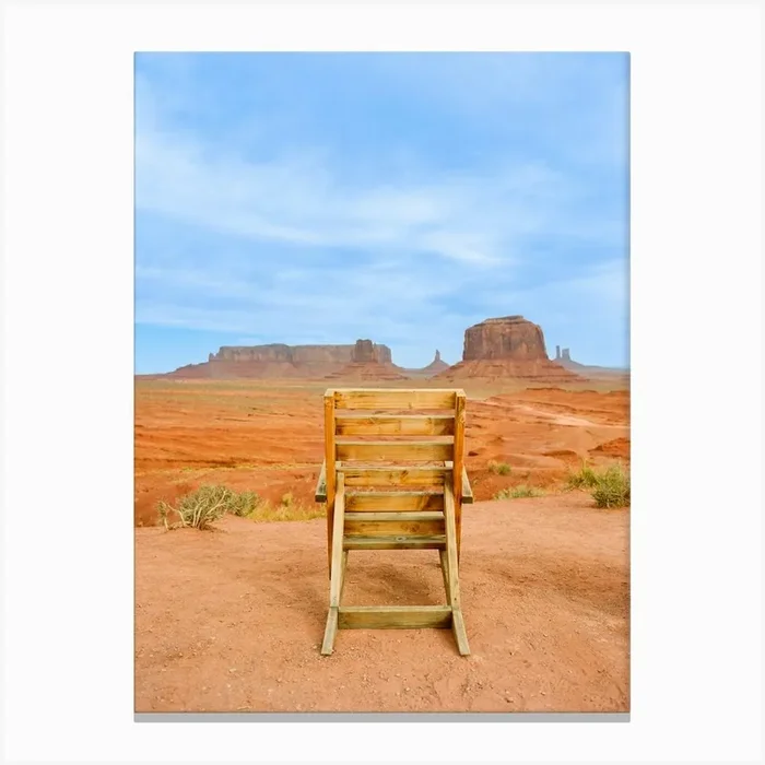 Monument Valley XVIII on Film Canvas Print by Bethany Young