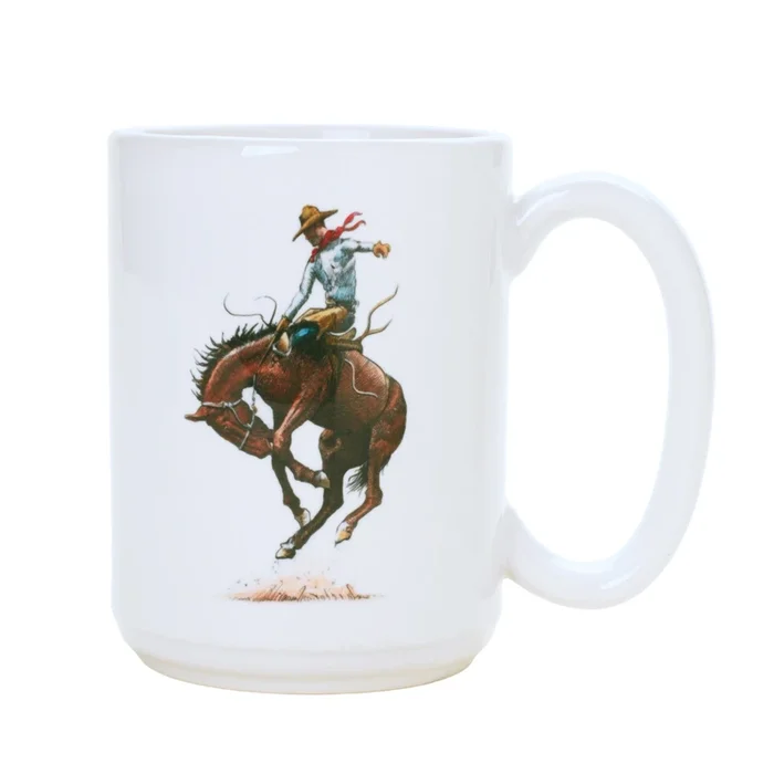 Mug – Saddle Bronc | Rodeo 15 oz