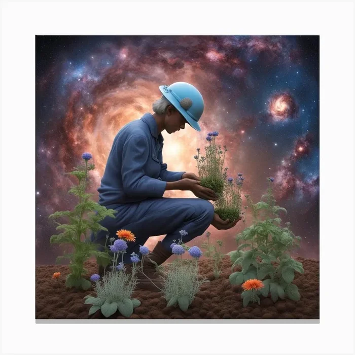 Nebula 1 Canvas PrintW by Wisdom