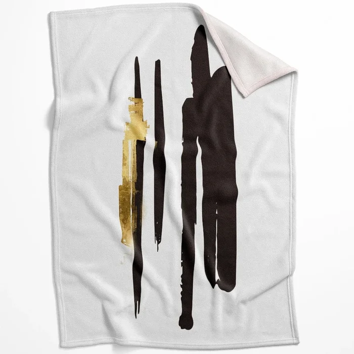 Noir Brush Work C Blanket