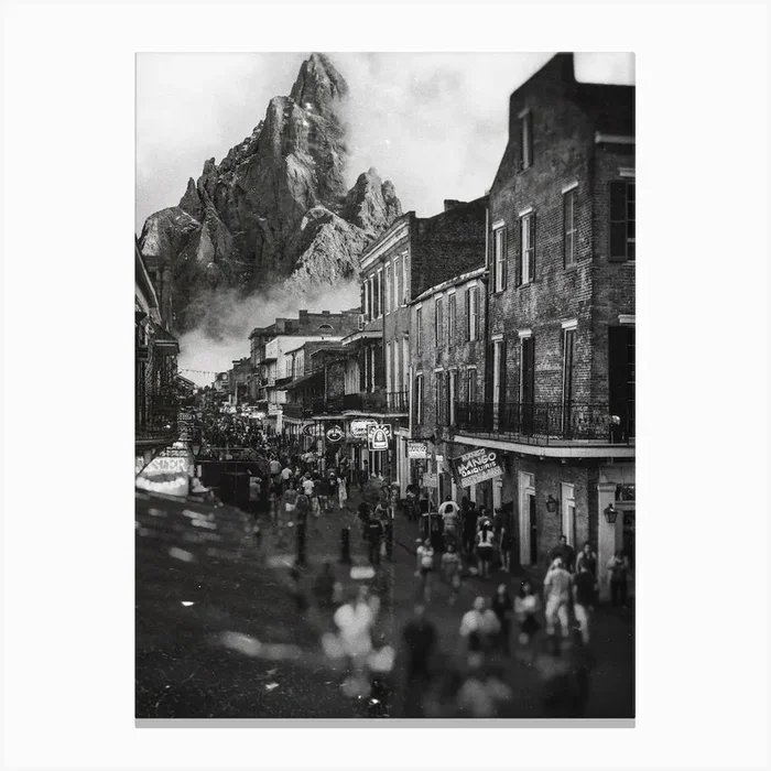 NOLA Has A Secret Canvas Print by Digital Art By Sarro