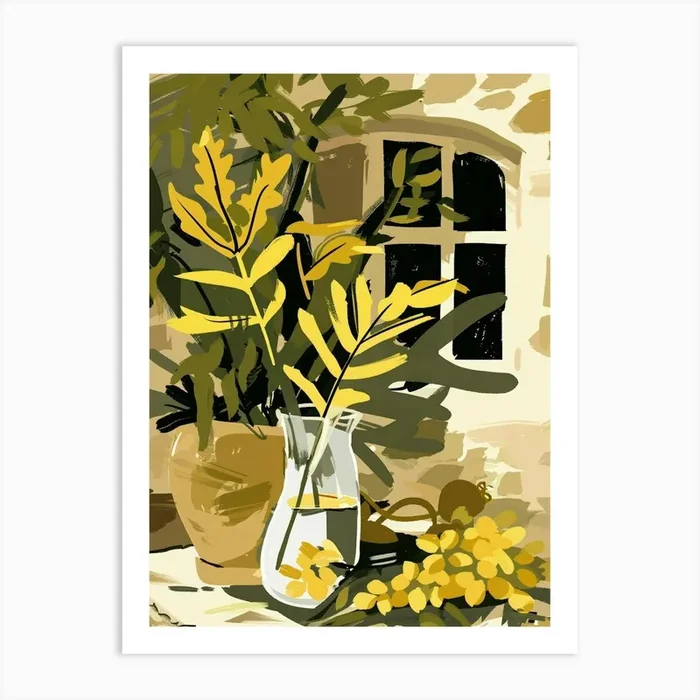 Oil On Canvas 1 Art Print by Moving Clouds Art