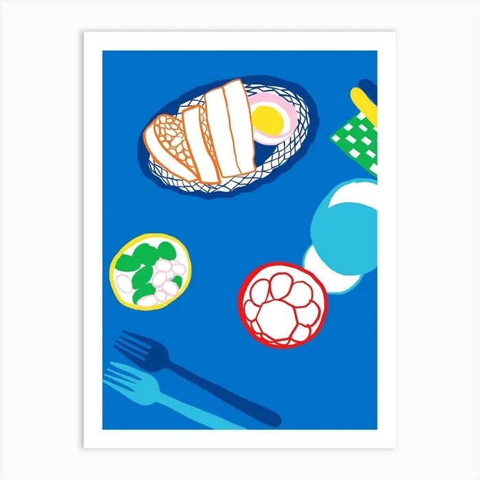Out For Lunch Art Print by Molly Gransden