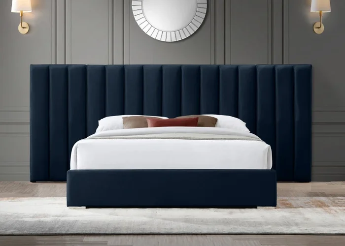 Pablo Velvet Upholstered Bed