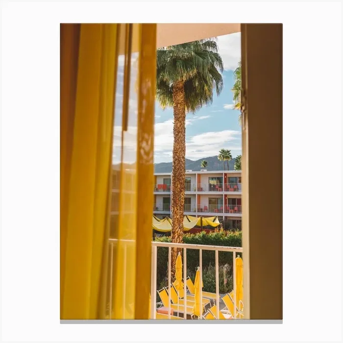 Palm Springs Dreams Canvas Print by Bethany Young