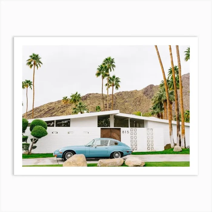 Palm Springs Ride Art Print by Bethany Young