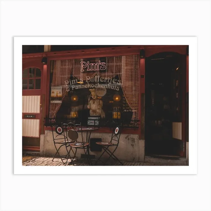Pancake House In Dordrecht Art PrintSM by Shivana March