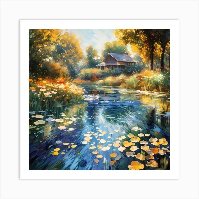 Pastel Dreamscape Art Print by Quantum Vivid Digital Art