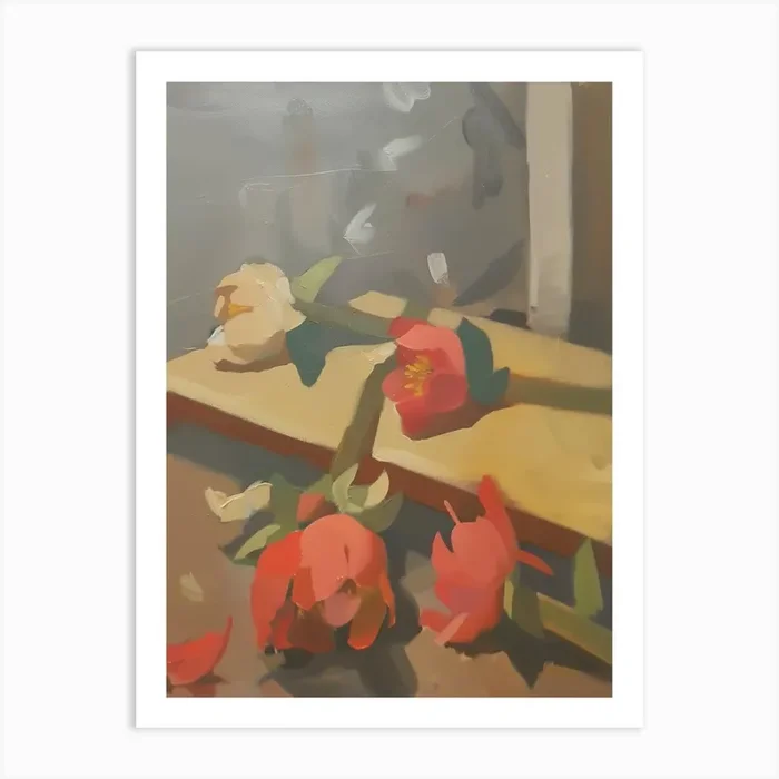 Peonies 1 Art Print by DamianLuna