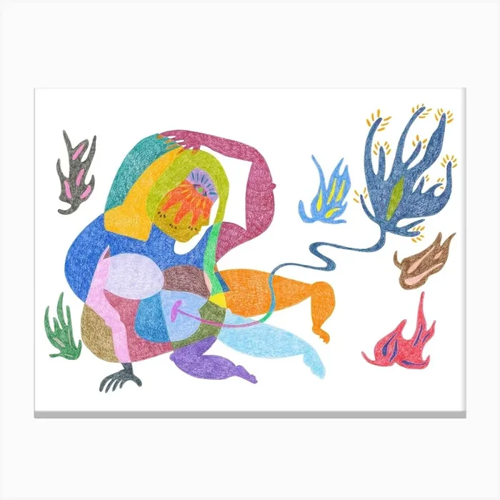 Perpetual Doubt Canvas Print by Francisca Brunet