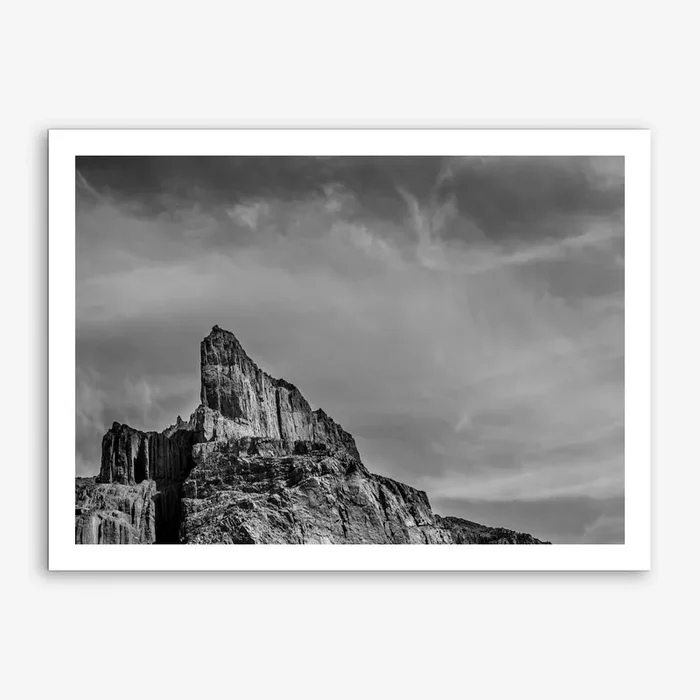 Pointed Mountain Art Print by Anna Pontes