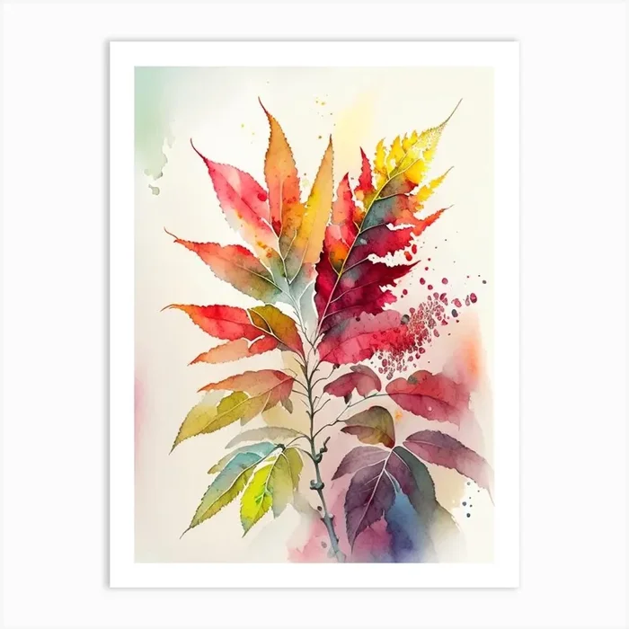 Poison Sumac Pop Art 1 Art PrintL& by Leaf & Stem Studio