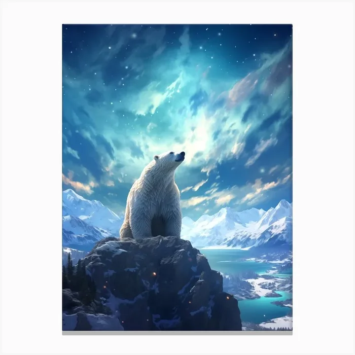 Polar Bear 2 Canvas Print by cymdoran