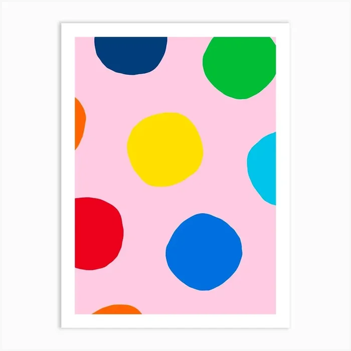Polka Dots 2 Art Print by Molly Gransden