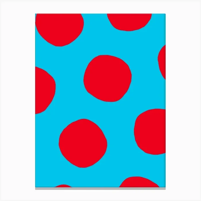 Polka Dots Canvas Print by Molly Gransden