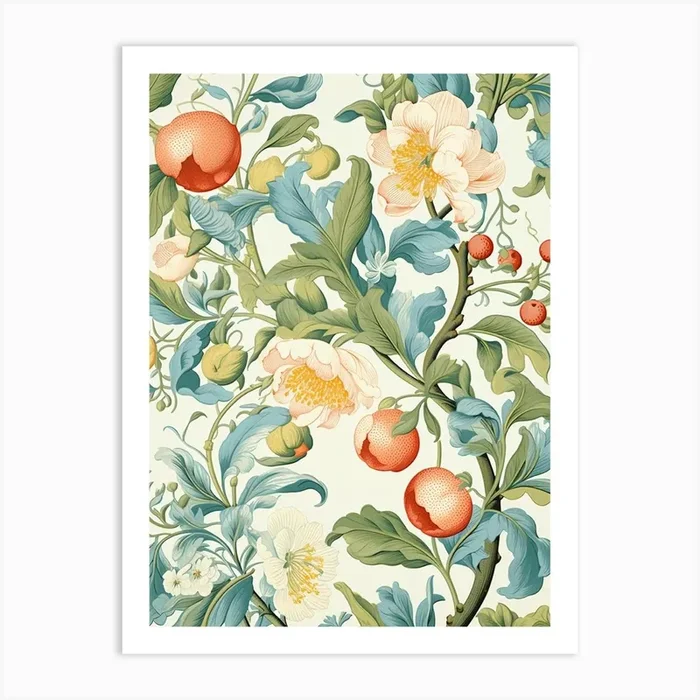 Pomegranate Wallpaper Art PrintS by Shadesigns