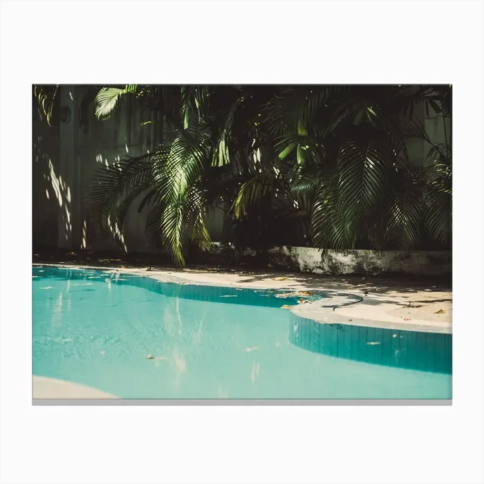 Pool Party Canvas Print by Florian Schleinig