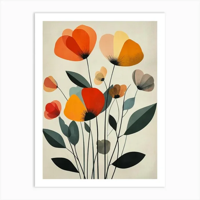 Poppies 52 Art PrintS by Shadesigns