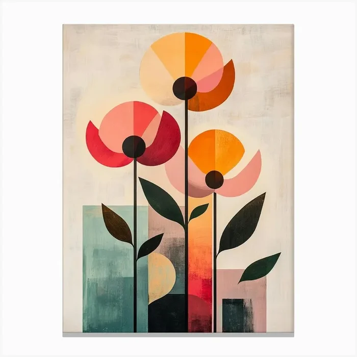 Poppies 56 Canvas PrintS by Shadesigns