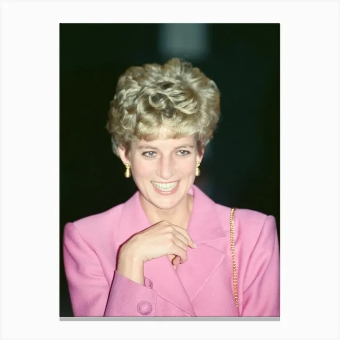 Princess Diana, 1992 Canvas Print by Mirrorpix